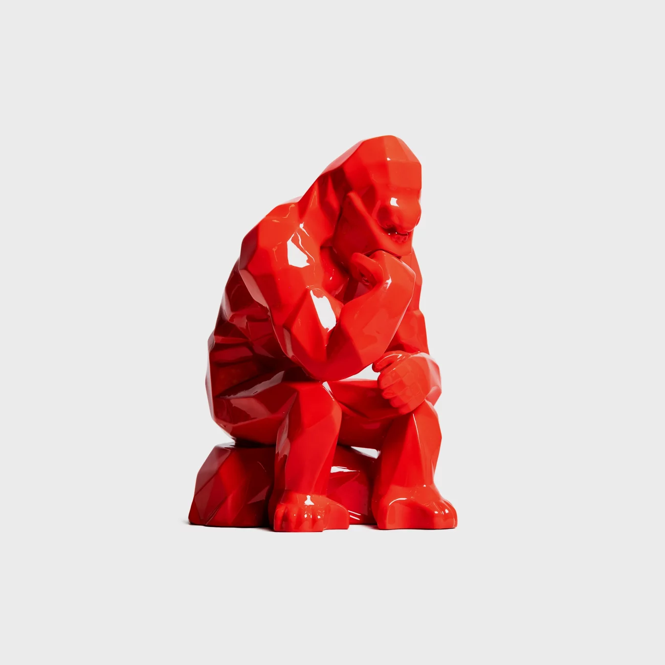 Kong Penseur by Richard Orlinski inspired by Auguste Rodin artwork - Orlinski edition museum in partnership with Artémus