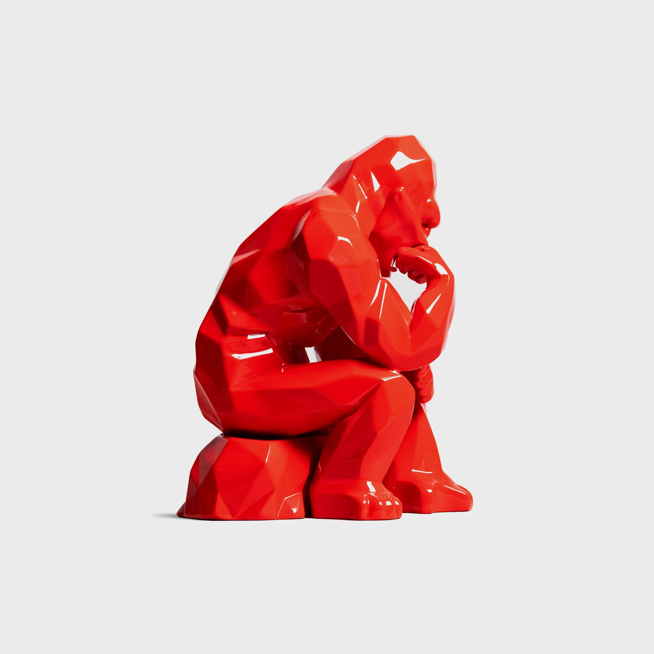 Kong Penseur by Richard Orlinski inspired by Auguste Rodin artwork - Orlinski edition museum in partnership with Artémus