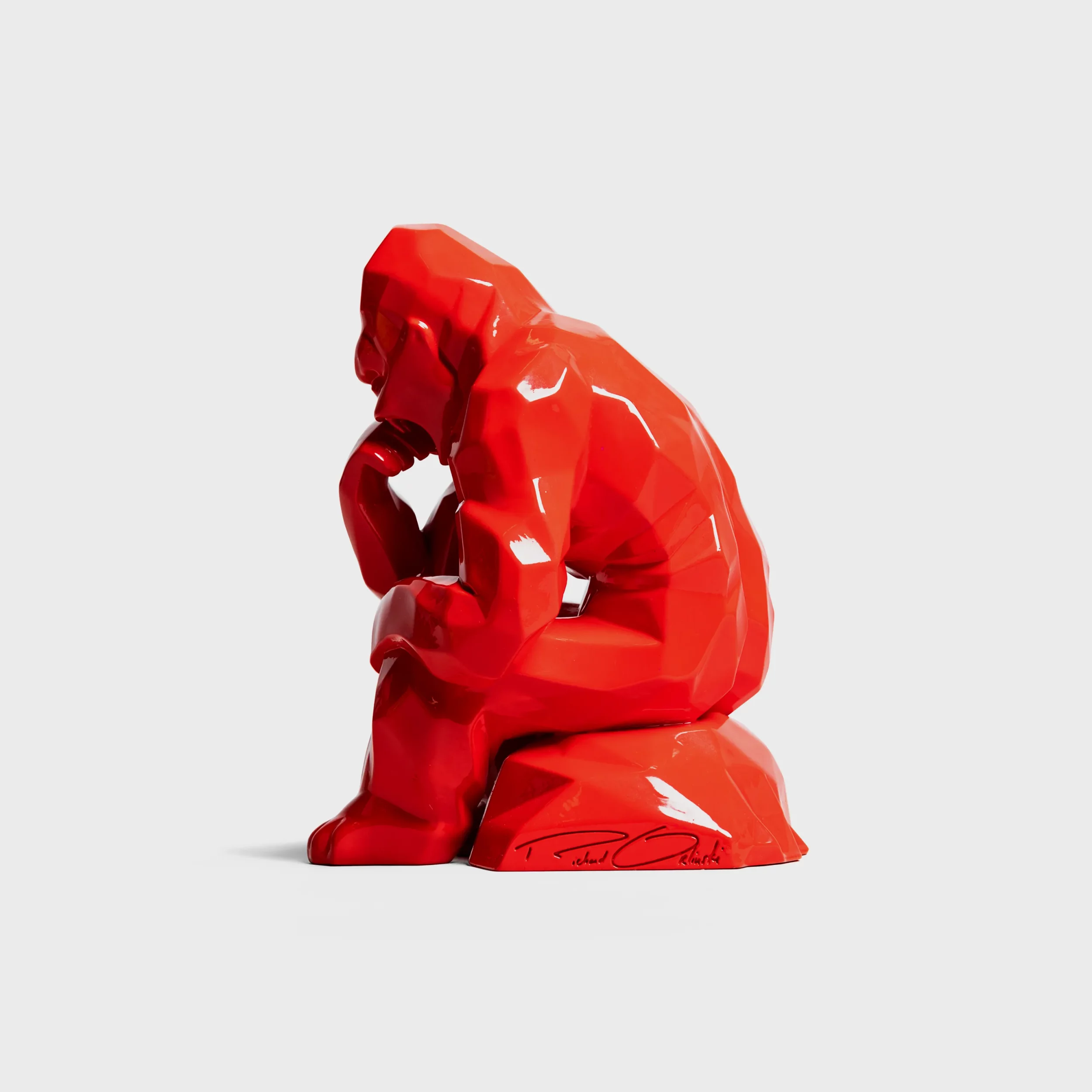 Kong Penseur by Richard Orlinski inspired by Auguste Rodin artwork - Orlinski edition museum in partnership with Artémus