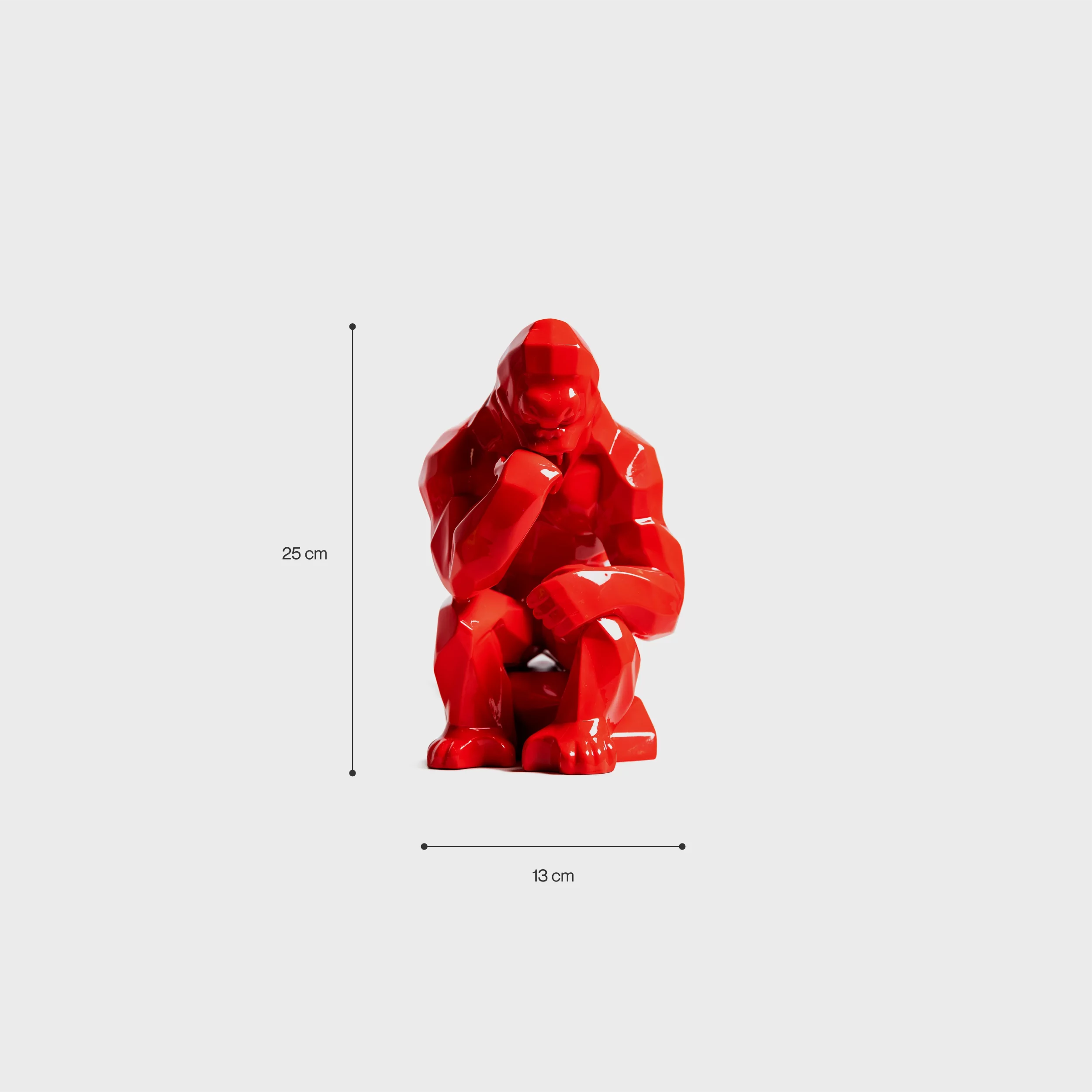 Kong Penseur by Richard Orlinski inspired by Auguste Rodin artwork - Orlinski edition museum in partnership with Artémus