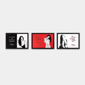 Silk Triptych — Miss.Tic